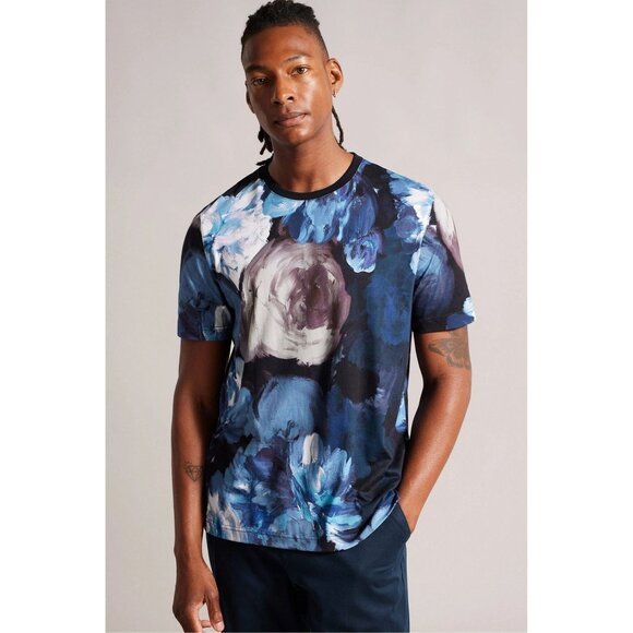 Ted Baker London Other - Ted Baker London Aristo Regular Fit Floral Print T Shirt Size 5 / US XL